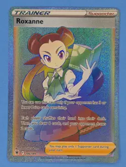 Roxanne (Secret) 206/189 Pokemon TCG Secret Rare SWSH10: Astral Radiance NM - Image 1