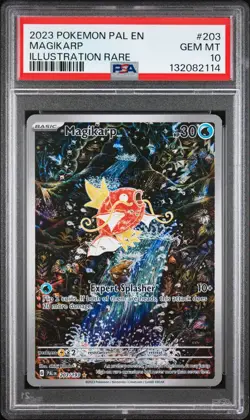 Magikarp 203/193 Illustration Rare Pal En-paldea Evolved Pokemon PSA 10 *114 - Image 1