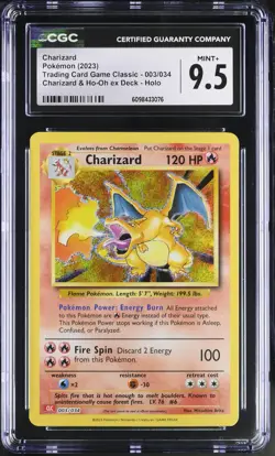 Charizard 003/034 & Ho-oh EX Deck Holo Pokemon CGC 9.5 Mint+ *076 - Image 1