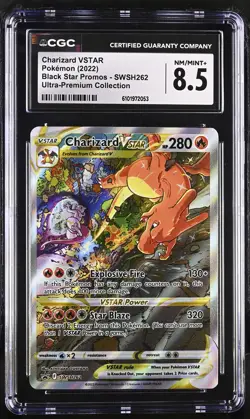 Charizard Vstar SWSH262 Ultra-premium Collection Pokemon CGC 8.5 Nm/mint+ *053 - Image 1