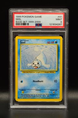 Seel Base Set 1999-2000 Pokemon Unlimited #41 WOTC PSA 9 Newly Graded - Image 1