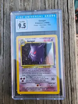 PSA 9.5- 1999 Pokemon Fossil 1st Edition Holo 5/62 Gengar - Image 2