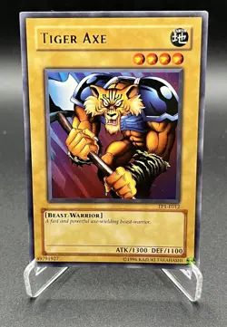 Tiger Axe TP1-E012 - Rare - Tournament Pack 1 - Yu-Gi-Oh -LP - Image 1