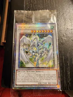 Yugioh x1 Stardust Dragon TN23-EN016 Quarter Century Secret Rare Limited Sealed - Image 1