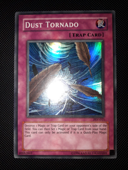 Yu-Gi-Oh! Dust Tornado, PSV-011, Super Rare, 2. Edition, Englisch, NM/Back EX - Image 2