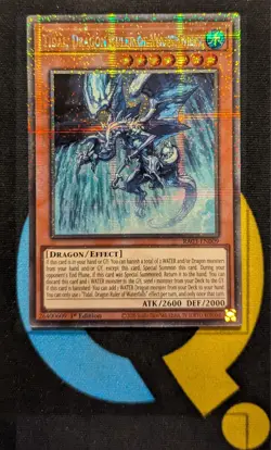 RA03-EN009 Tidal, Dragon Ruler of Waterfalls Quarter Century Secret Rare YuGiOh - Image 1