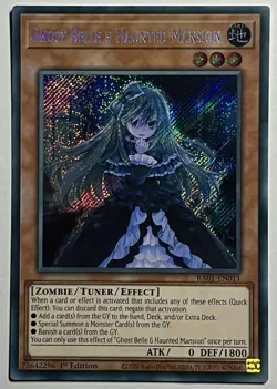 Ghost Belle & Haunted Mansion RA01-EN011 (HP) Secret Rare 1st Edition YuGiOh! - Image 1