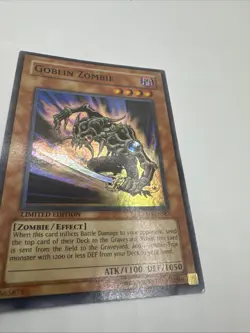Yu-Gi-Oh! TCG Goblin Zombie CRMS-ENSE2 Super Rare Limited Edition Lighlty Played - Image 4