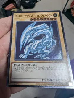 YuGiOh! Blue-Eyes White Dragon OP28-EN001 Ultimate Rare* - Image 4