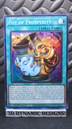 | Yugioh Pot of Prosperity RA01-EN066 1st Super 25Th Anniversary Rarity NM 🔥 | - Image 1