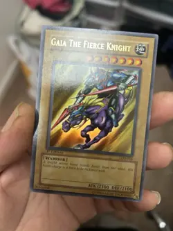 Yu-Gi-Oh! Gaia the Fierce Knight LOB-006 1st Edition -LP - Image 1