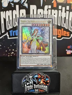 YUGIOH Ultra Rare Minerva, The Athenian Lightsworn LEDE-EN043 1st Edition - Image 1