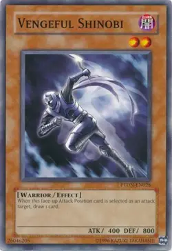 Vengeful Shinobi - PTDN-EN028 - Common - Unlimited Edition - Lightly Played - Image 1