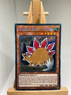 Doodle Beast - Stego - Secret Rare 1st Edition BLCR-EN032 - NM - YuGiOh - Image 1