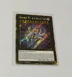 Yu-Gi-Oh! Number 77: The Seven Sins #PGL3-EN011 Gold Secret Rare 1st Edition NM - Image 1