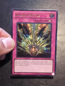 Yu-Gi-Oh! ULTIMATE RARE CARD RAIGEKI BOTTLE GENF-EN079 NM - Image 3