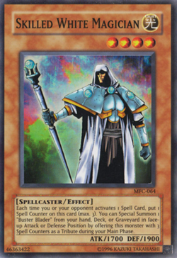 Skilled White Magician - MFC-064 - Super Rare - Unlimited Edition x1 Lightly Pla - Image 1