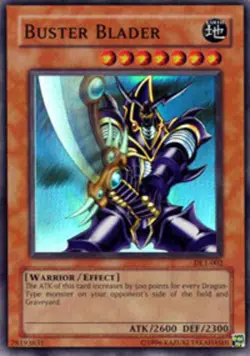Buster Blader - DL1-002 - Super Rare - Limited Edition x1 Heavily Played - Image 1