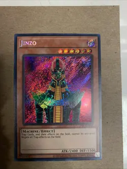 Yuigoh! Jinzo PSV-EN000 Secret Rare Unlimited NM - Image 1