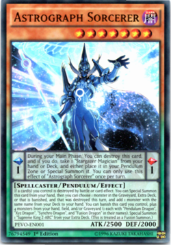 Astrograph Sorcerer - PEVO-EN001 - Ultra Rare - 1st Edition Yugioh - Image 1