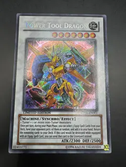 YUGIOH POWER TOOL DRAGON SECRET RARE NM CT06-EN001 - Image 1