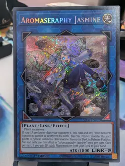 YuGiOh! Aromaseraphy Jasmine BLTR-EN093 Secret Rare 1st Ed - Image 1