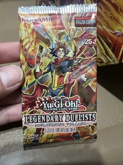 Yu-Gi-Oh Legendary Duelist Soul Burning Volcano Lite Ed. 42 + 4 Bonus + Display - Image 3