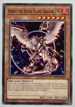 Horus The Black Flame Dragon LV6 YSKR-EN020 (MP) Common Unlimited Yu-Gi-Oh! Card - Image 1