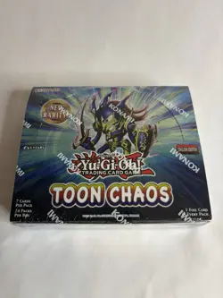Yugioh TOON CHAOS Booster Box New/Sealed Unlimited Edition - Image 1