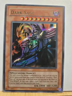 Yu-Gi-Oh! TCG Dark Sage DB1-EN096 Unlimited Edition Ultra Rare - Image 1