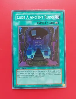 Code A Ancient Ruins CRMS-EN088 1st Edition Super Rare Yugioh Card - Image 1