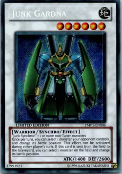 Yugioh Junk Gardna YMP1-EN006 Limited Edition Secret Rare NM - Image 1
