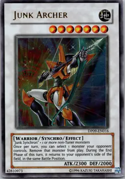 Yugioh Junk Archer DP09-EN016 Ultra Rare NM - Image 1