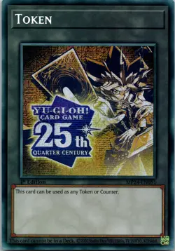 Yugioh Token: Yugi MP24-EN051 1st Edition Prismatic Secret Rare NM - Image 1