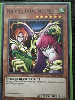 Yu-Gi-Oh! TCG Harpie Lady Sisters Set of 3 1st Edition LED4-EN006 NM - Image 4