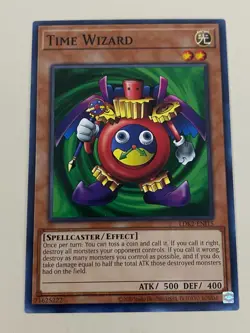 Yugioh - Thousand Dragon Time Wizard Baby Polymerization 1st NM - Free Holo - Image 3