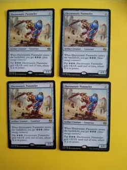 MTG Card. Electrostatic Pummeler. playset. Kaladesh Rare - Image 1
