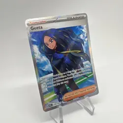 Pokemon - Geeta - 218/197 - SV Obsidian Flames - Full Art Trainer Holo Card - Image 2