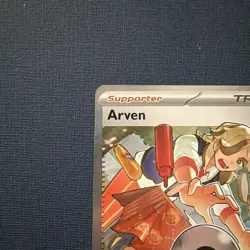 Arven 235/091 Paldean Fates Special Illustration Rare Pokemon TCG Card - Image 3