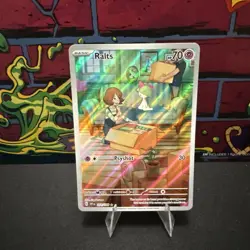 Pokemon TCG Ralts Scarlet & Violet Base Set Holo Illustration Card 211/198 - Image 1