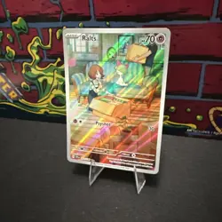 Pokemon TCG Ralts Scarlet & Violet Base Set Holo Illustration Card 211/198 - Image 3