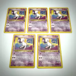 (set of 5) Pokemon Mew #8 Black Star Promo TCG Card Wizards of the Coast - Image 1