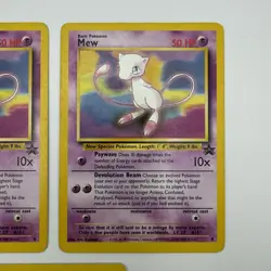 (set of 5) Pokemon Mew #8 Black Star Promo TCG Card Wizards of the Coast - Image 4