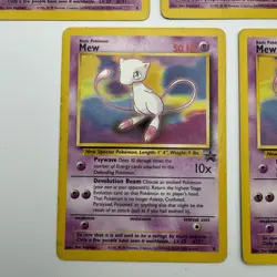 (set of 5) Pokemon Mew #8 Black Star Promo TCG Card Wizards of the Coast - Image 5