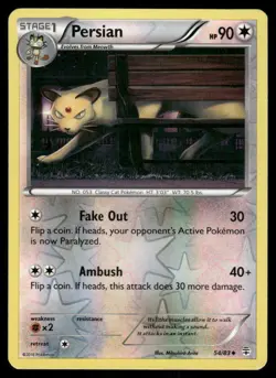 Pokemon Cards Persian 54/83 Reverse Holo Generations NM - Image 1