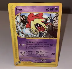 Jynx 18/147 Pokemon Aquapolis- Non-Holo Card WOTC 2002 LP Vintage E-Reader - Image 1