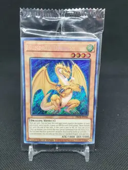 Hundred Dragon DLCS-EN146 Limited Edition Secret Rare Sealed Yugioh Card - Image 1