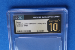 1997 POKEMON NINTENDO ANIME GB POCKET CARD EEVEE #133 CGC PRISTINE 10 - Image 2