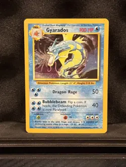 Gyarados - 6/102 - Pokemon Base Set Unlimited Holo Rare Card WOTC HP - Image 1