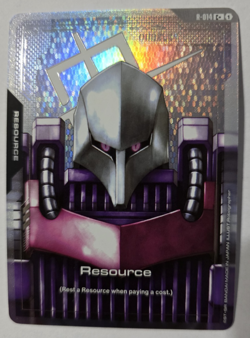 Gundam TCG Card Game Dual Impact Foil Resource GD02 C+ R-014 Qubeley Gundam - Image 1